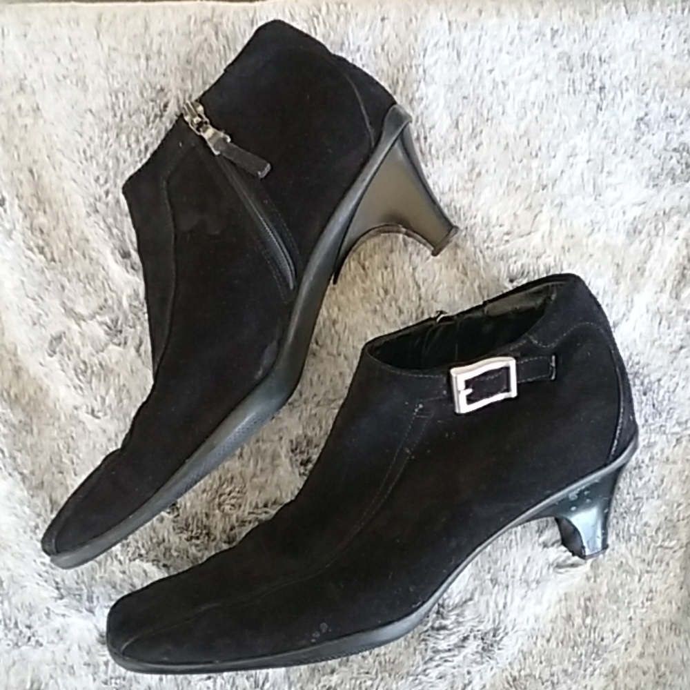Vintage Prada Suede Ankle Boots